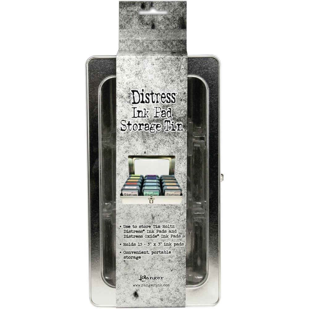 Tim Holtz Distress Ink Pad Storage Tin Bundle Of 5 Ranger single front-view