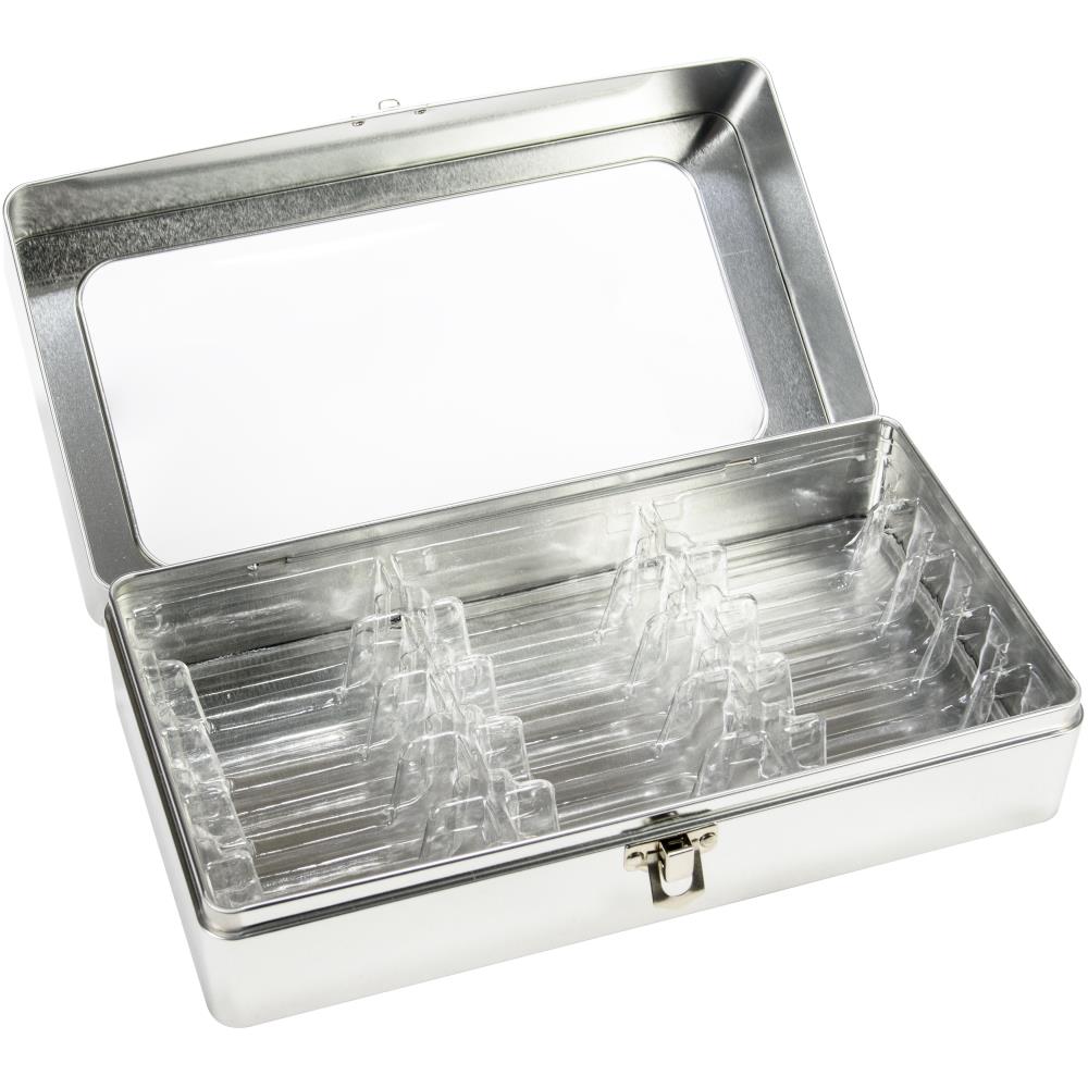 Tim Holtz Distress Ink Pad Storage Tin Bundle Of 3 Ranger Empty and Open