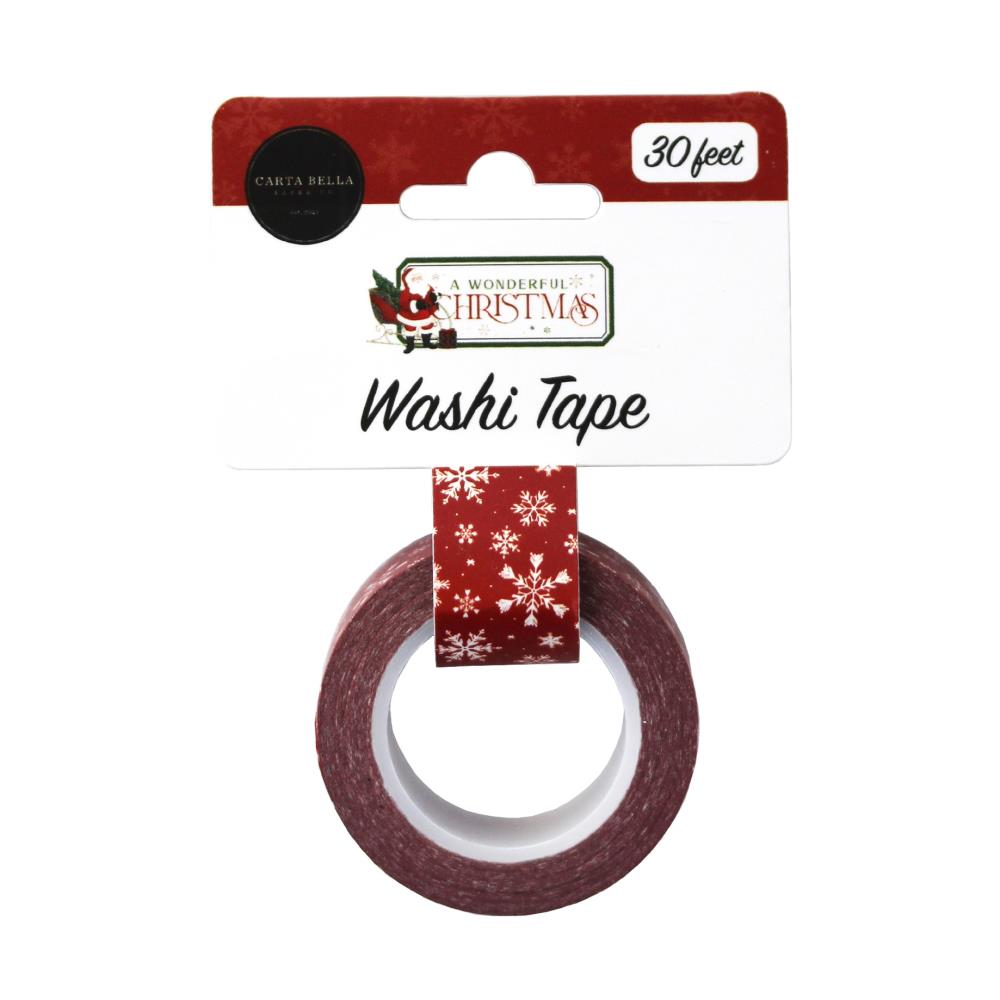 Carta Bella Wonderful Snowflake Days Washi Tape cbawc328027