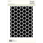 Simple Stories Vintage Spring Garden Honeycomb 6 x 8 Stencil 21737 Packaging View