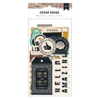 American Crafts Cedar House Journaling Ephemera Pack 34030347