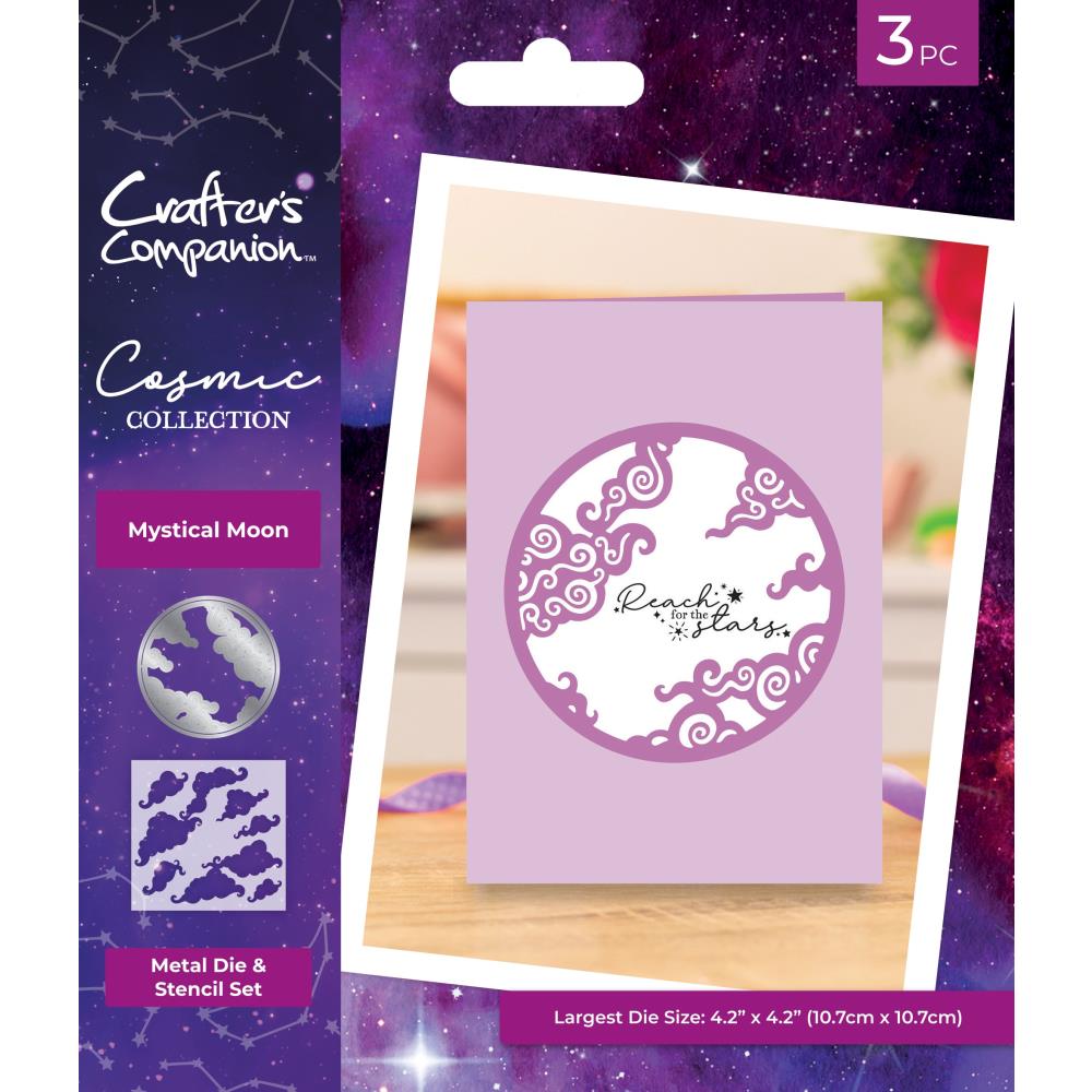 Crafter's Companion Mystical Moon Die And Stencil cos-md-cad-sten-mm