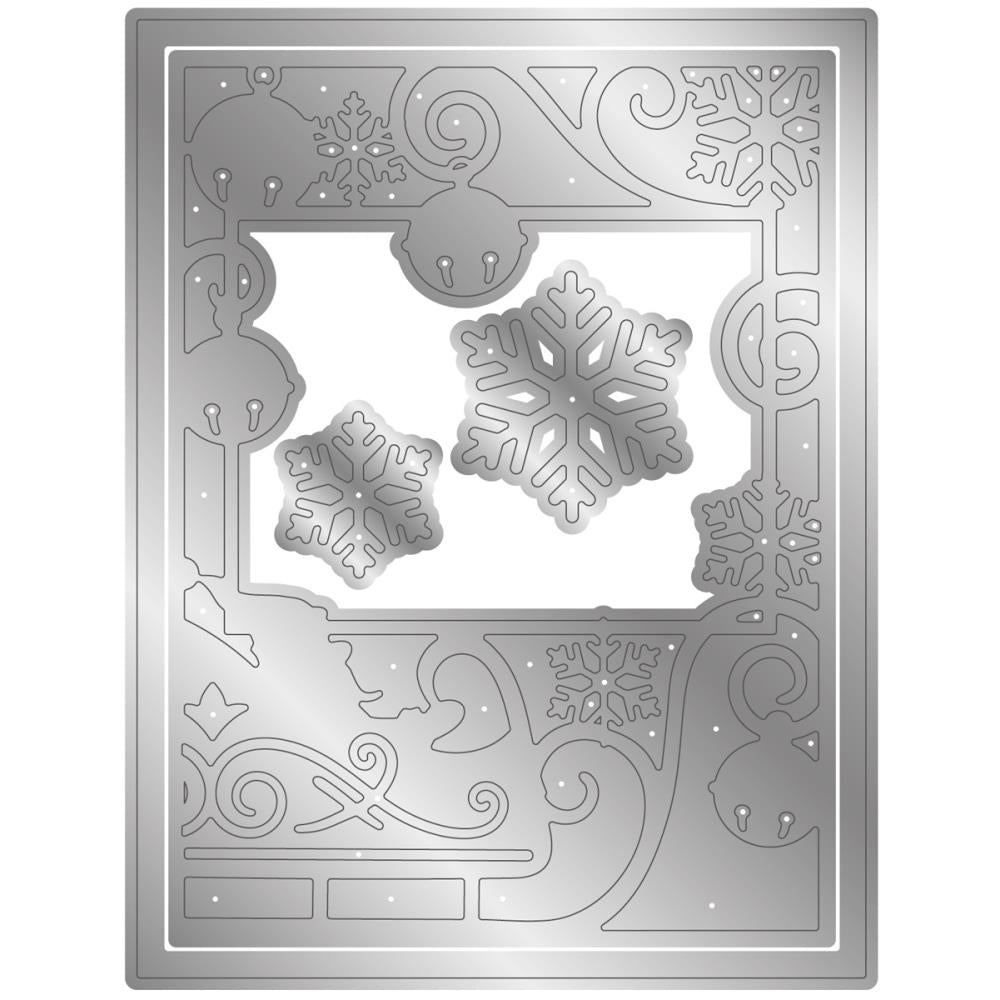 Crafter's Companion Sleigh Bells Ring Stamp And Die Set jatw-std-slei Detailed View