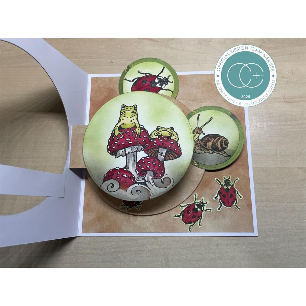 Craft Consortium Faeries Snails Clear Stamps cclgstmp006