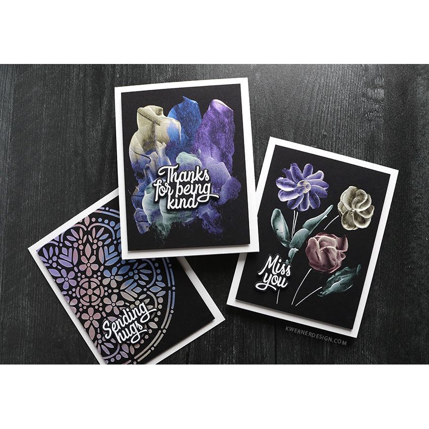 Ranger Simon Hurley Golden Hour Solar Paste hua84242 Black Cardstock Cards | color-code:ALT01