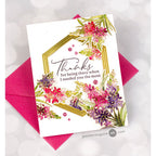 Pinkfresh Studio Tuberose Clear Stamp Set 195623 Thanks For Being There Card | color-code:ALT07