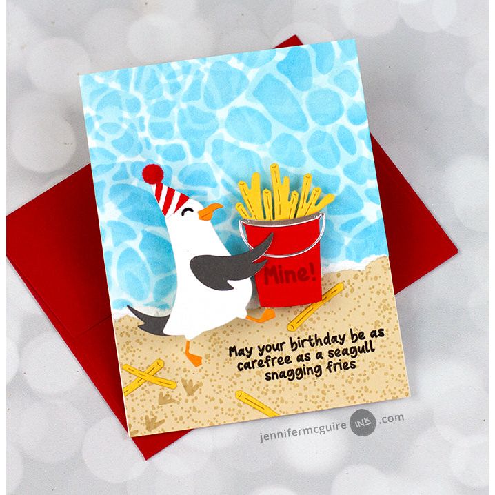Waffle Flower Happy Seagull Dies 421707 happy birthday | color-code:ALT01