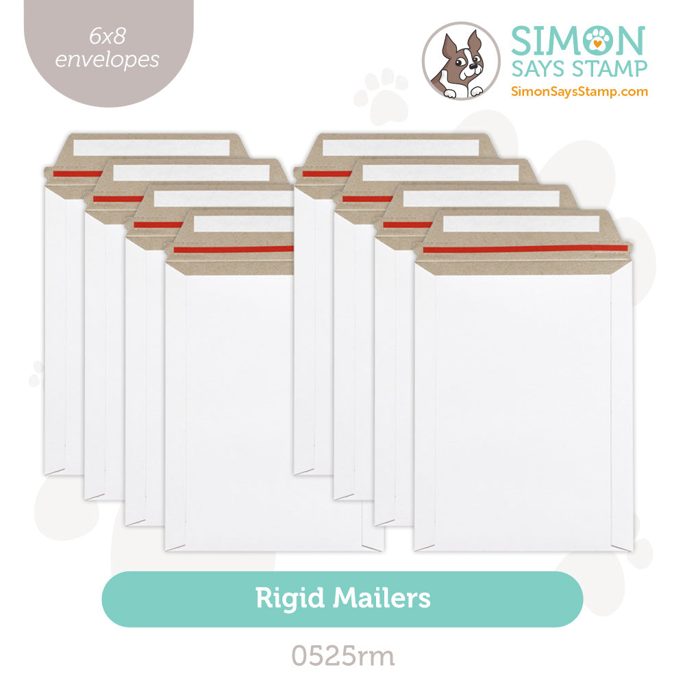 Simon Says Stamp 6x8 Rigid Mailer Envelopes 8 Pack 0525rm Moments In Time