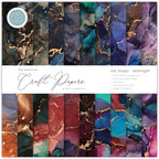 Craft Consortium Ink Drops Midnight 8 x 8 Paper Pad ccepad029e