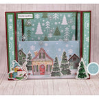 Craft Consortium It's Snome Time 2 Adhesive Snowflakes CCAPRL008 snowing