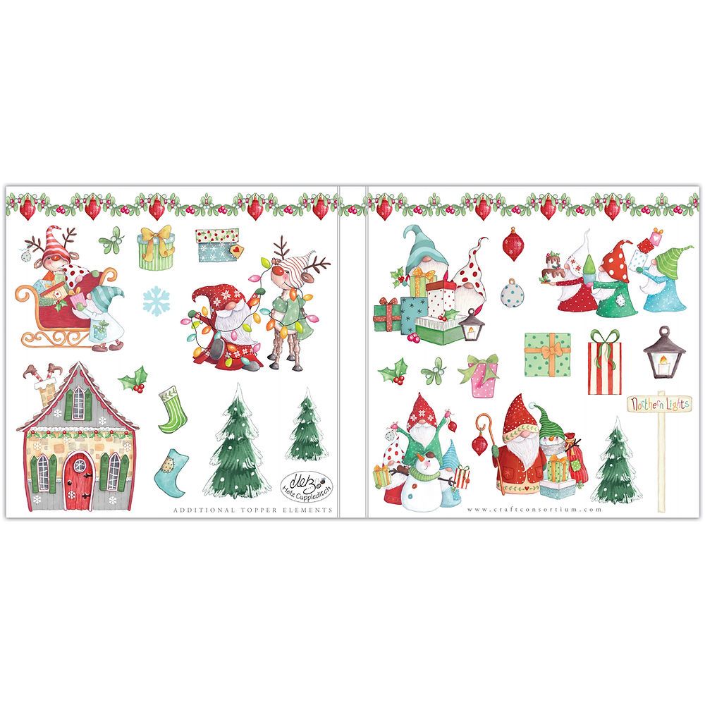 Craft Consortium It's Snome Time 2 6 x 6 Paper Pad CCPPAD043B cover
