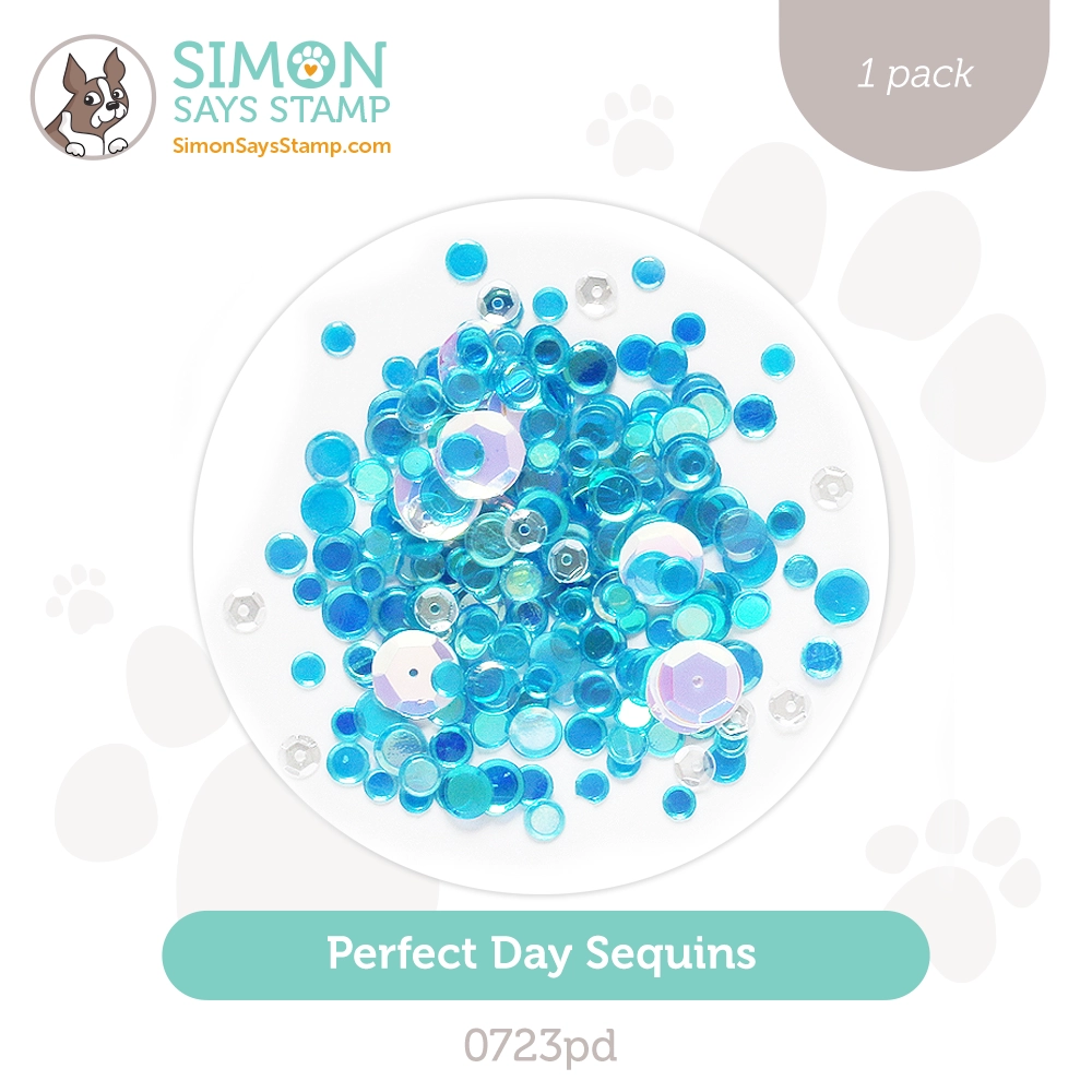 Simon Says Stamp Sequins Perfect Day 0723pd Just A Note
