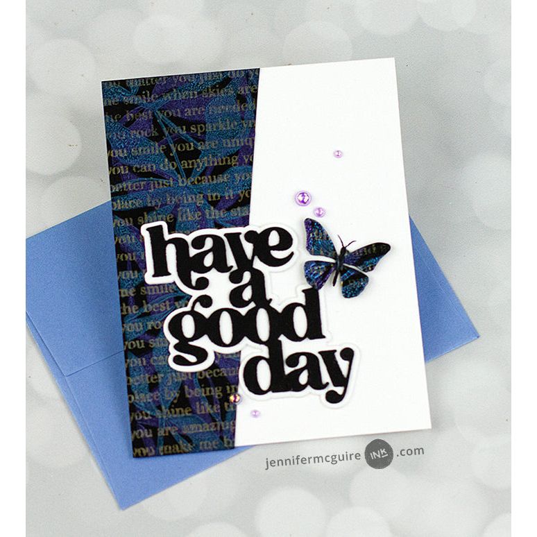 Tim Holtz Distress 8.5 x 11 Black Heavystock Ranger tda79293 Creative Card Backgrounds | color-code:ALT12