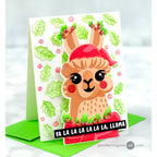 Waffle Flower Holly Jolly Background Stencils 421775 cute llama | color-code:ALT01