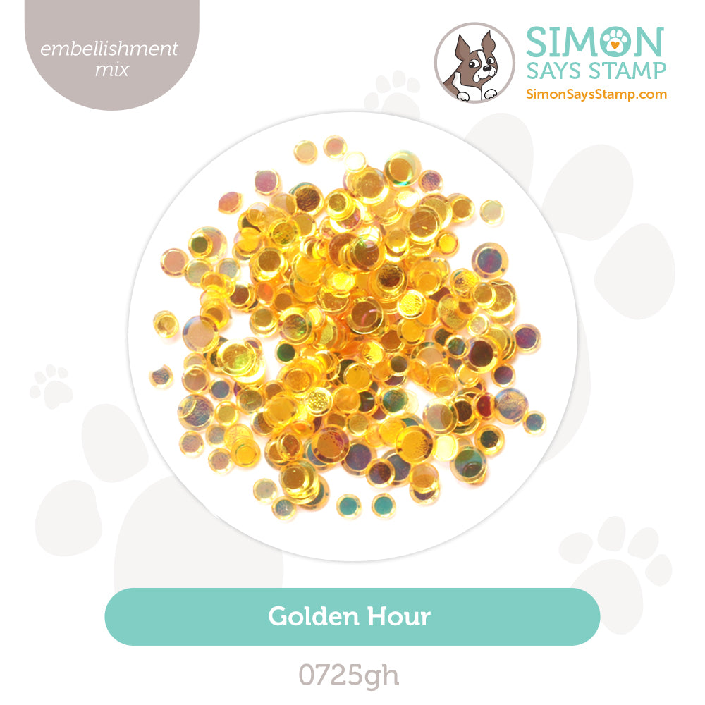 Simon Says Stamp Embellishment Mix Golden Hour 0725gh STAMPtember
