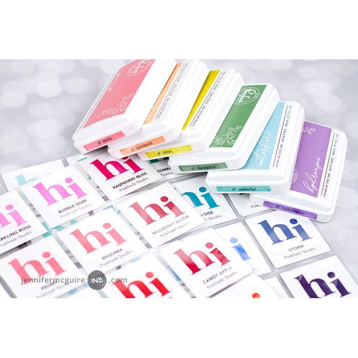 PinkFresh Studio Mimosa Dye Ink Pad pfdi073 Ink Labeling and Swatching | color-code:ALT01