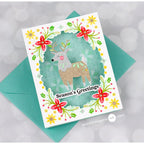 Waffle Flower Folk Art Frame Matching Dies 421444 season's greetings | color-code:ALT02