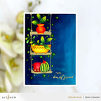 Altenew Mini Delight Potted Shelves Stamp and Die Set alt10824bn