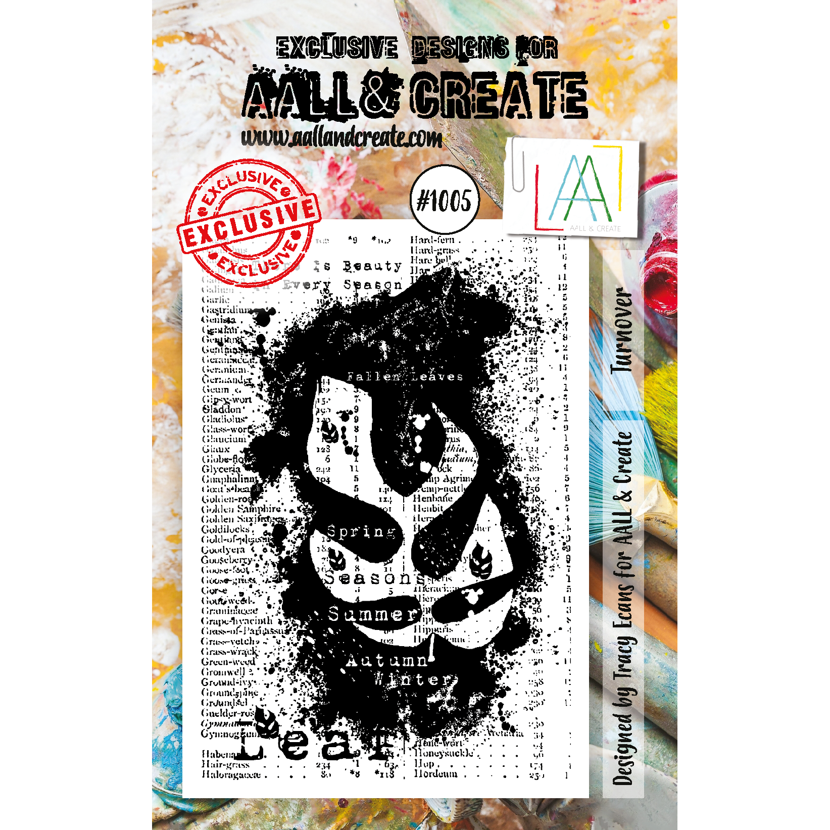AALL & Create Turnover A7 Clear Stamps 1005