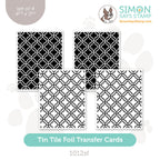 Simon Says Stamp Foil Transfer Cards Tin Tile 1012sf Sweet Wishes