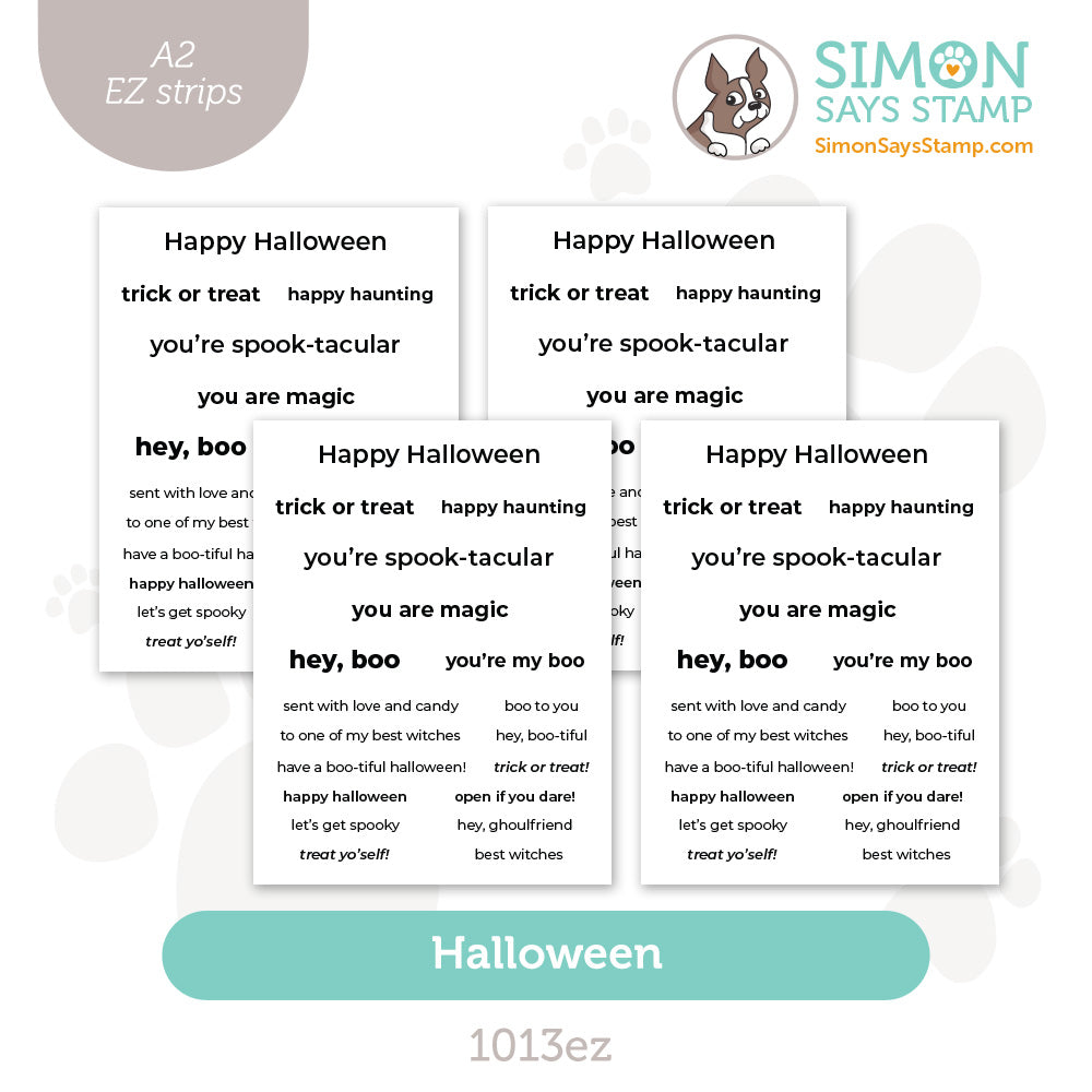 Simon Says Stamp EZ Strips Halloween 1013ez STAMPtember