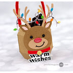 Birch Press Design Warm Wishes Vintage Sentiment Dies 57539 reindeer | color-code:ALT02