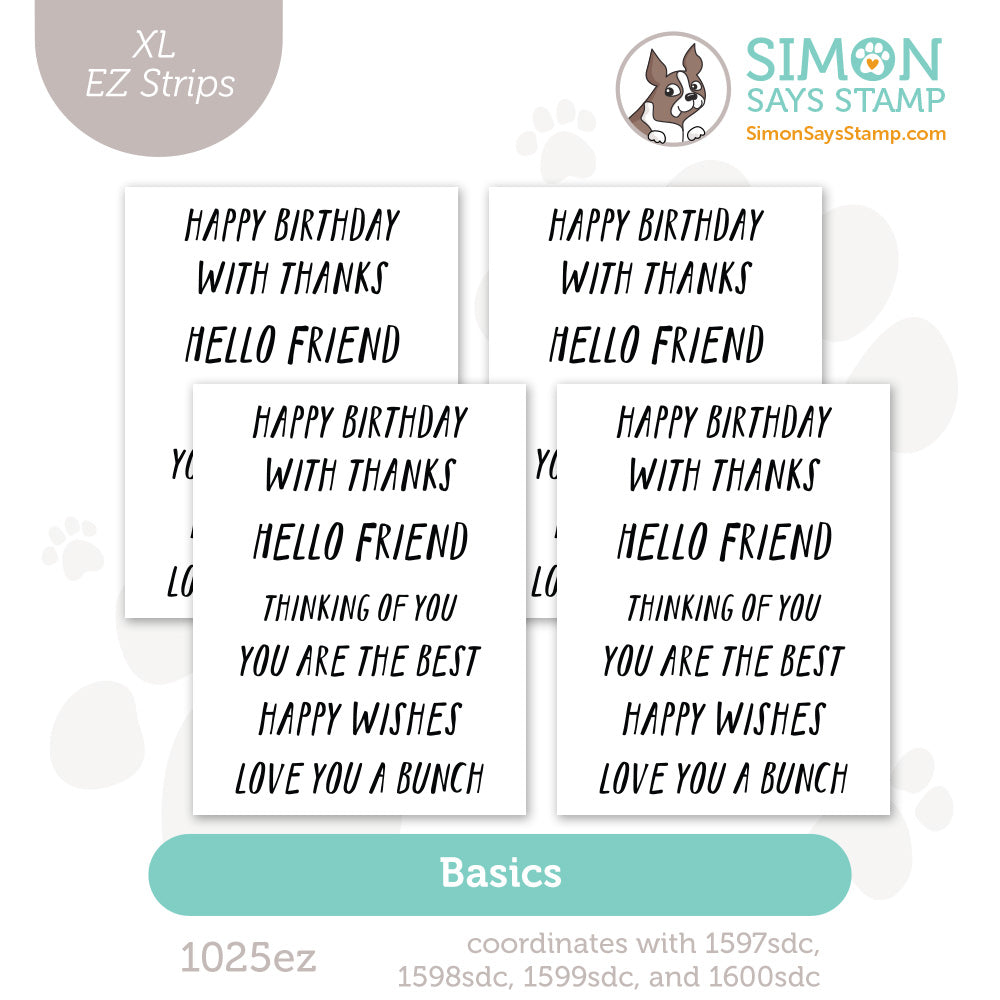 Simon Says Stamp EZ Strips XL Basics 1025ez