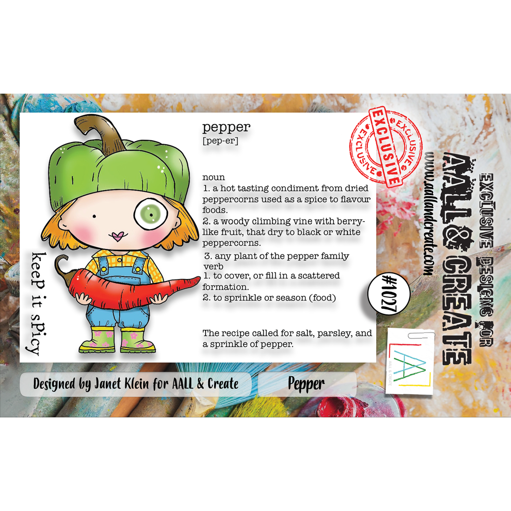 AALL & Create Pepper A7 Clear Stamps 1027 
