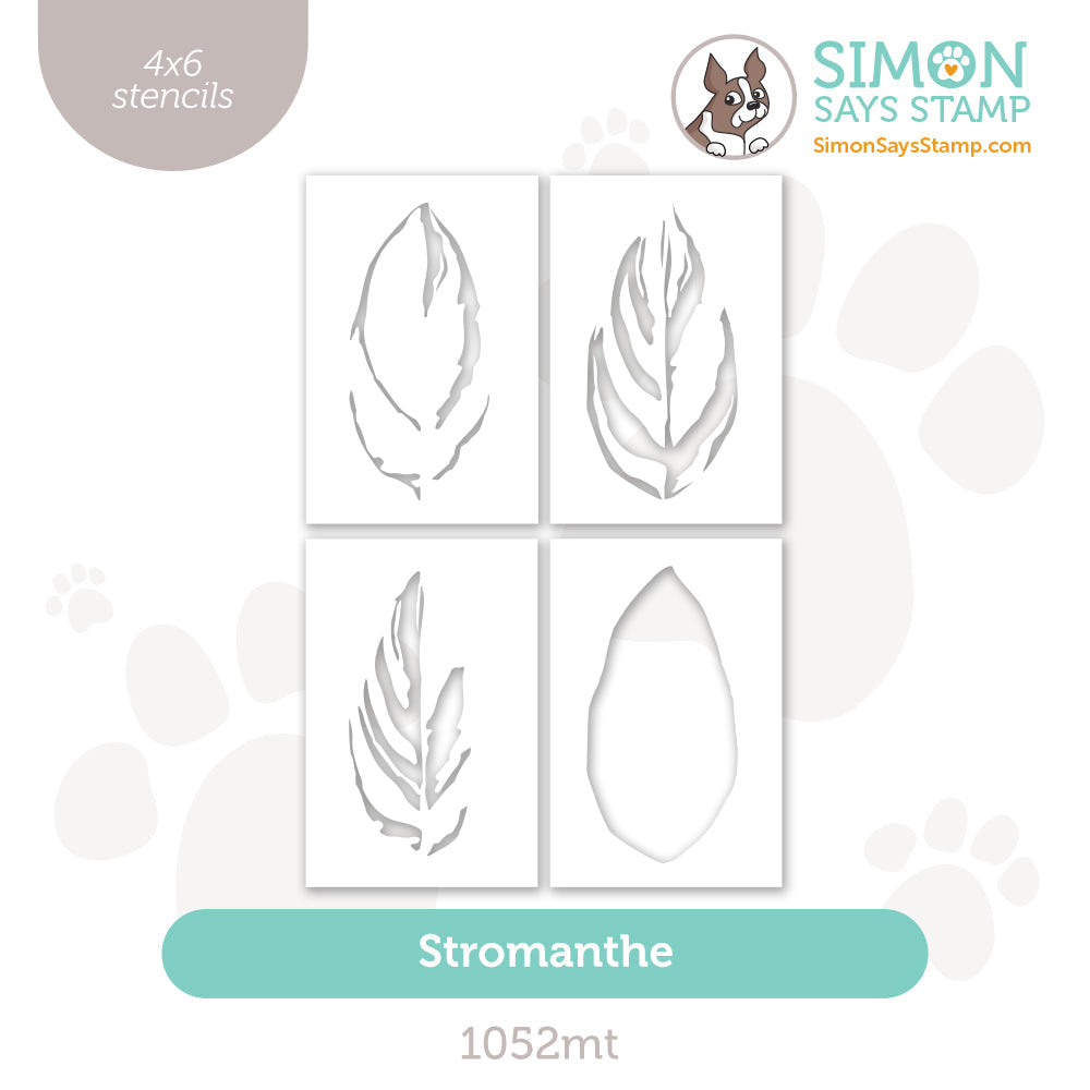 Simon Says Stamp Stencils Stromanthe 1052mt Stamptember