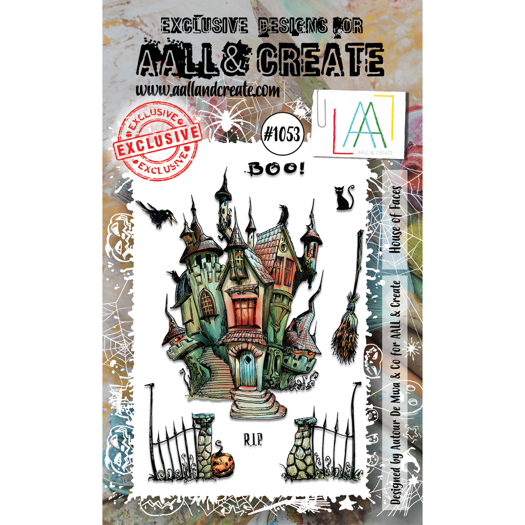 AALL & Create House of Faces A6 Clear Stamps aall1053
