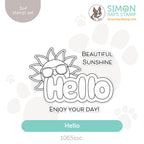 Simon Says Clear Stamps Hello 1065ssc