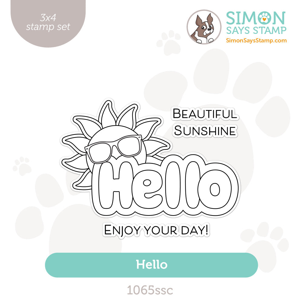 Simon Says Clear Stamps Hello 1065ssc