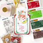 Pinkfresh Studio Side Slider Dies 212723 Christmas Cocktails Interactive Card