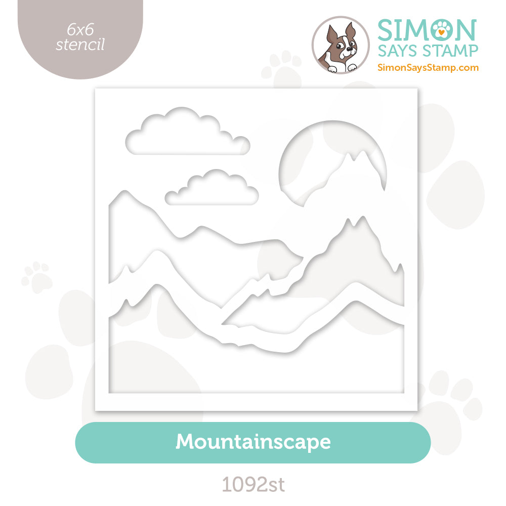 Simon Says Stamp Stencils Mountainscape 1092st Friend Like You