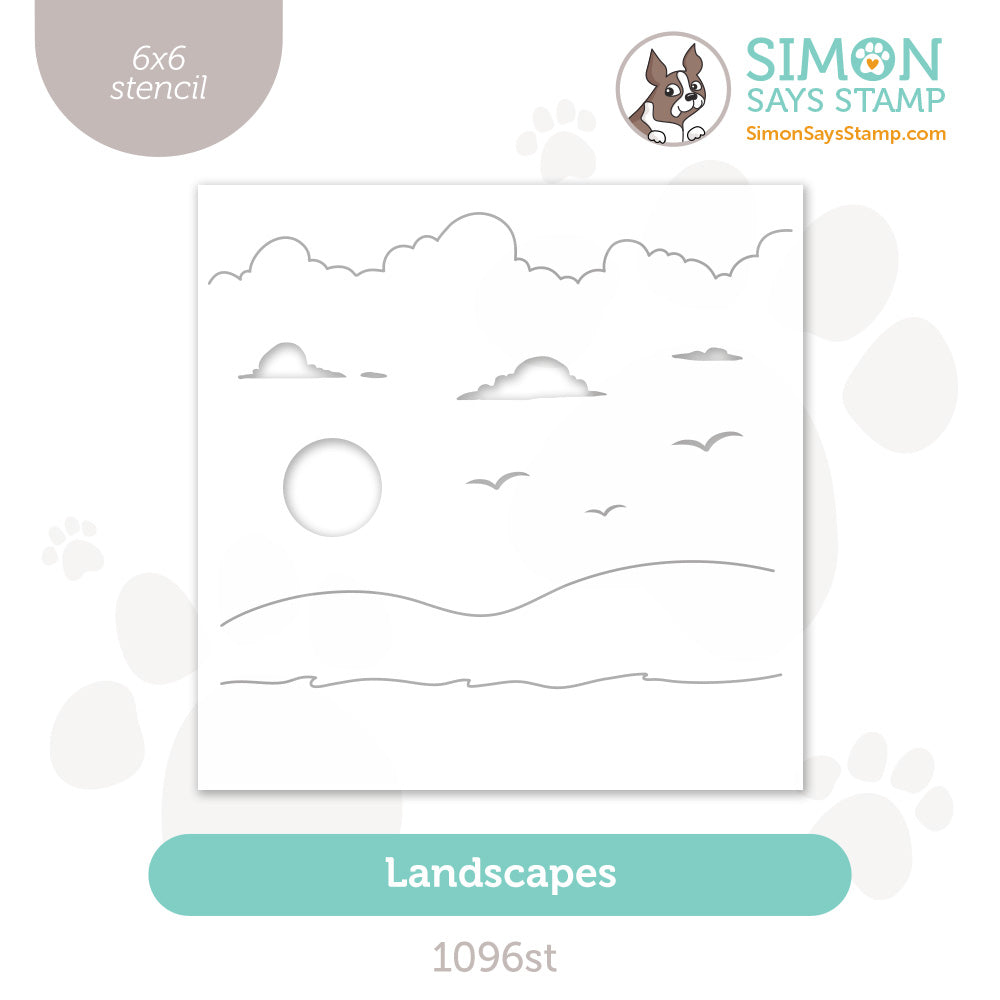 Simon Says Stamp Stencil Landscapes 1096st
