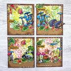 AALL & Create Forest Accoutrements A7 Clear Stamps 1098 mushrooms