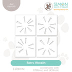 Simon Says Stamp Stencils Retro Wreath 1101mtc And Everything Nice