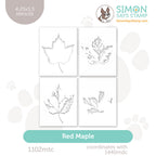 Simon Says Stamp Stencils Red Maple 1102mtc