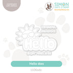 Simon Says Stamp Hello Wafer Dies 1106sdc