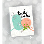 Concord & 9th Basket Weave Card Front Die 11911 take care | color-code:ALT03