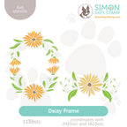 Simon Says Stamp Set of 2 Stencils Daisy Frame 1138stc Every Happiness