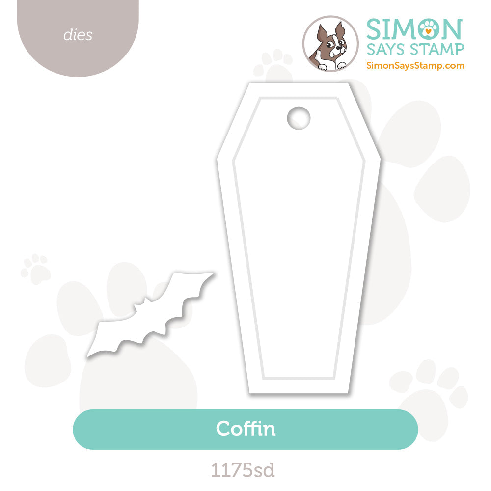 Simon Says Stamp Coffin Wafer Dies 1175sd