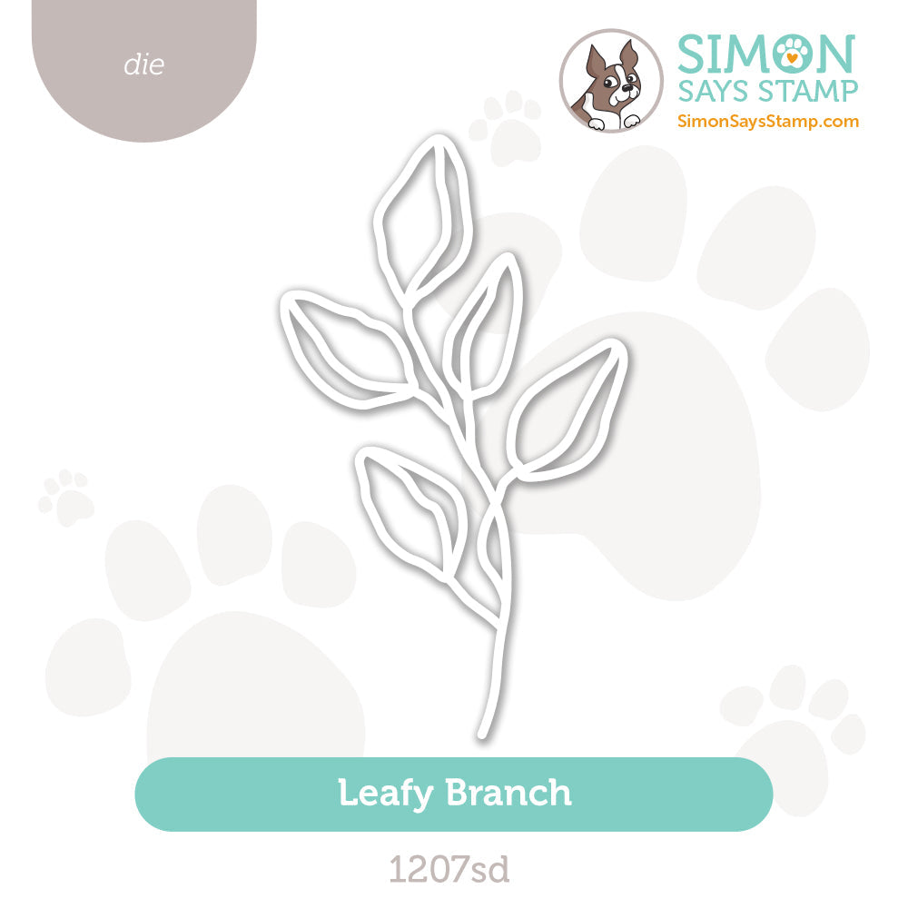Simon Says Stamp Leafy Branch Wafer Die 1207sd DieCember