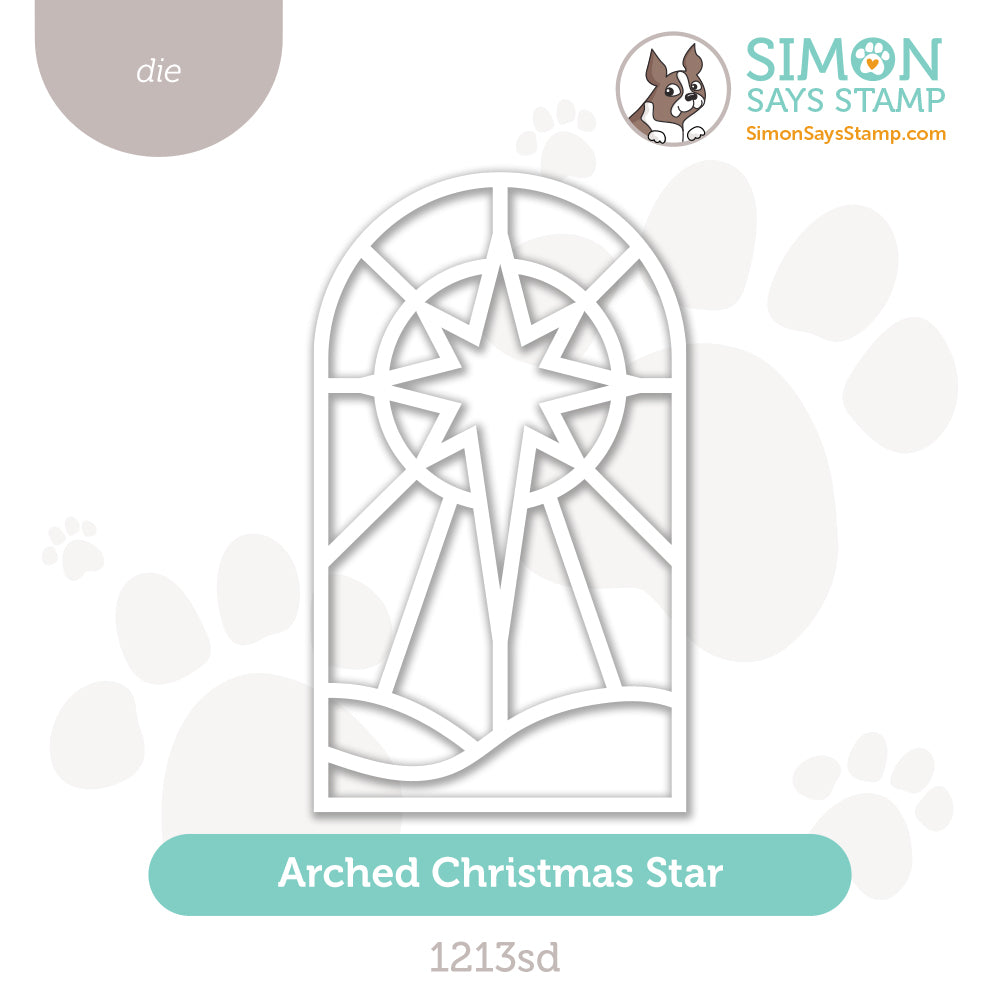 Simon Says Stamp Arched Christmas Star Wafer Dies 1213sd