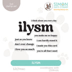 Simon Says Clear Stamps ILYSM 1217msc Happy Camper