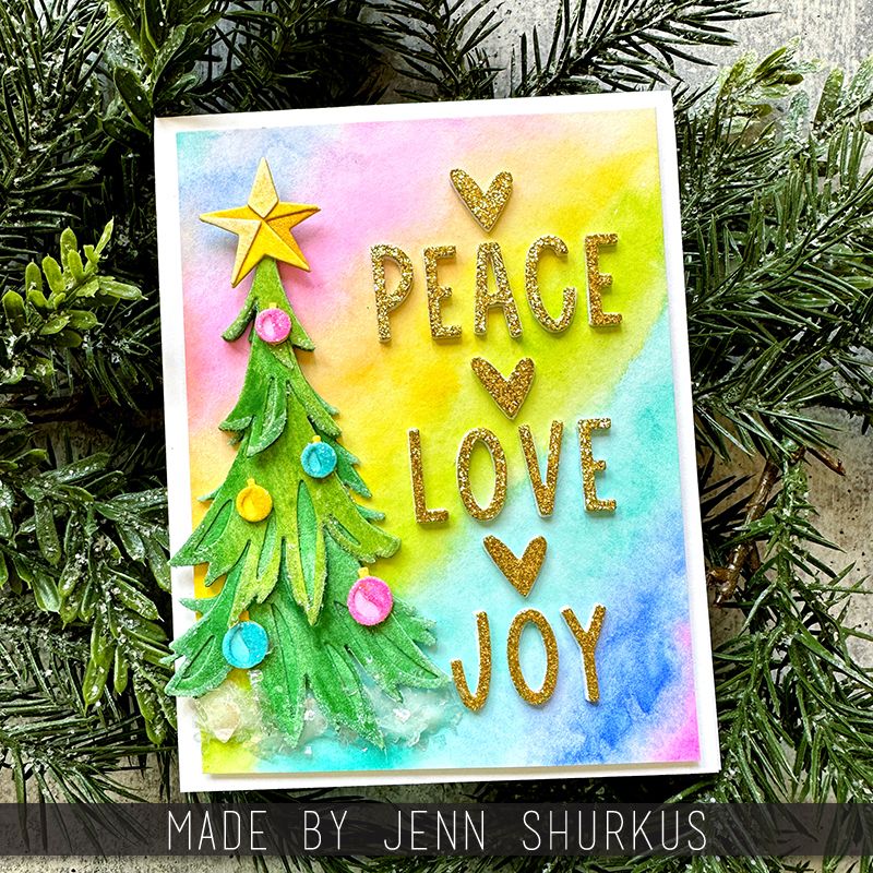 Tim Holtz Sizzix Christmas 2023 I Want It All Bundle thsc23 christmas tree