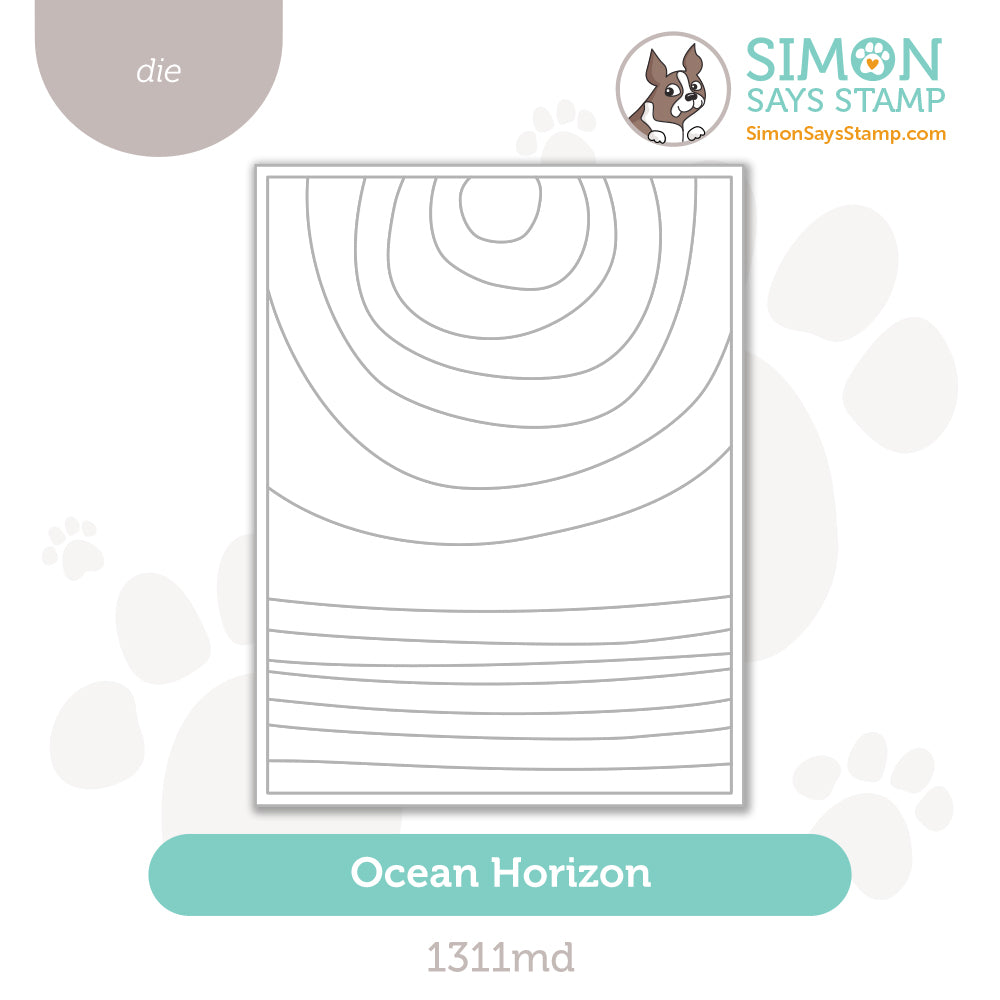 Simon Says Stamp Ocean Horizon Wafer Dies 1311md Friend Like You