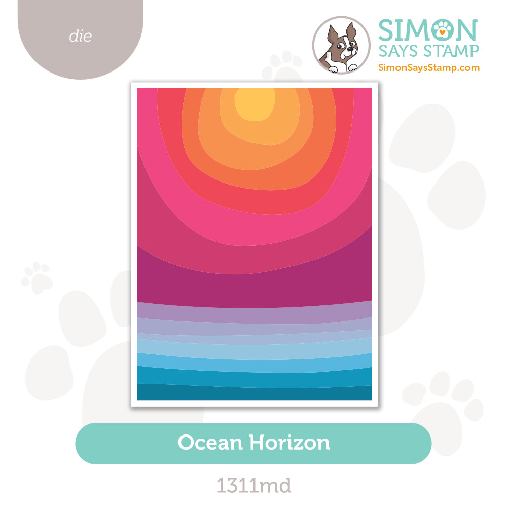 Simon Says Stamp Ocean Horizon Wafer Dies 1311md Friend Like You