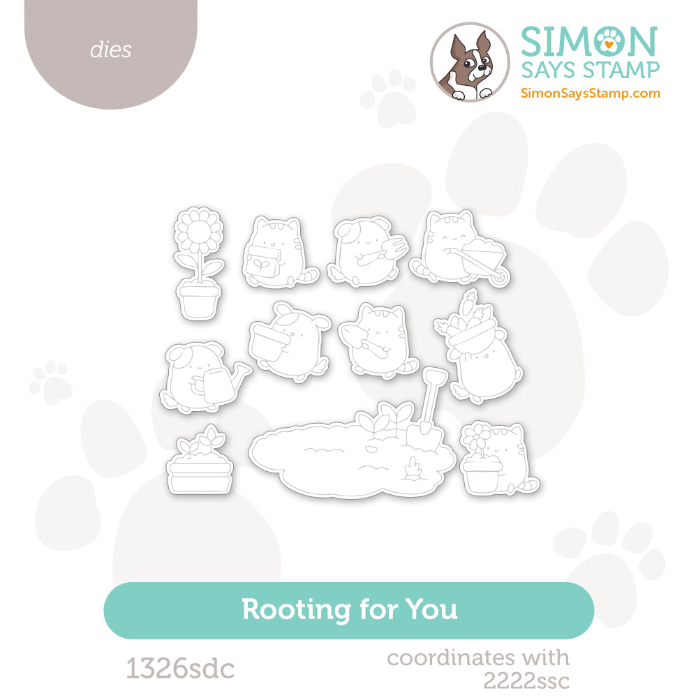 Simon Says Stamp Rooting For You Wafer Dies 1326sdc Happy Camper
