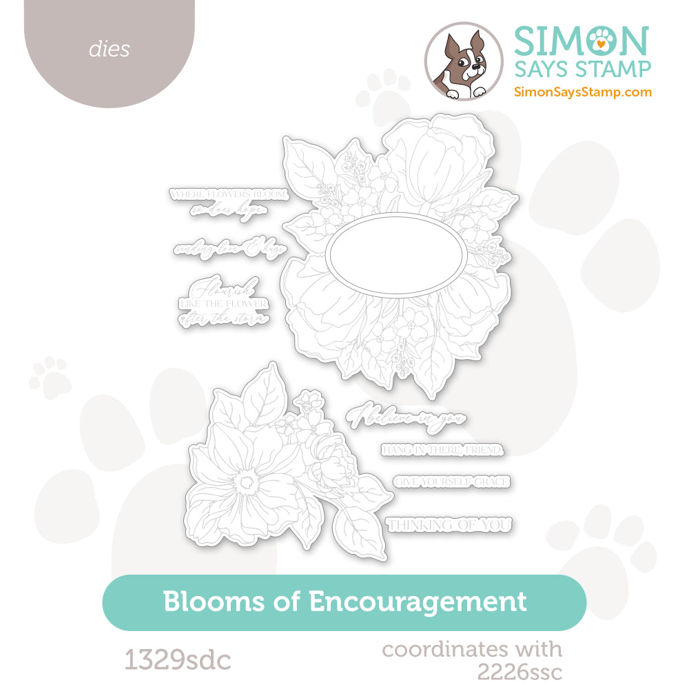 Simon Says Stamp Blooms of Encouragement Wafer Dies 1329sdc Always There